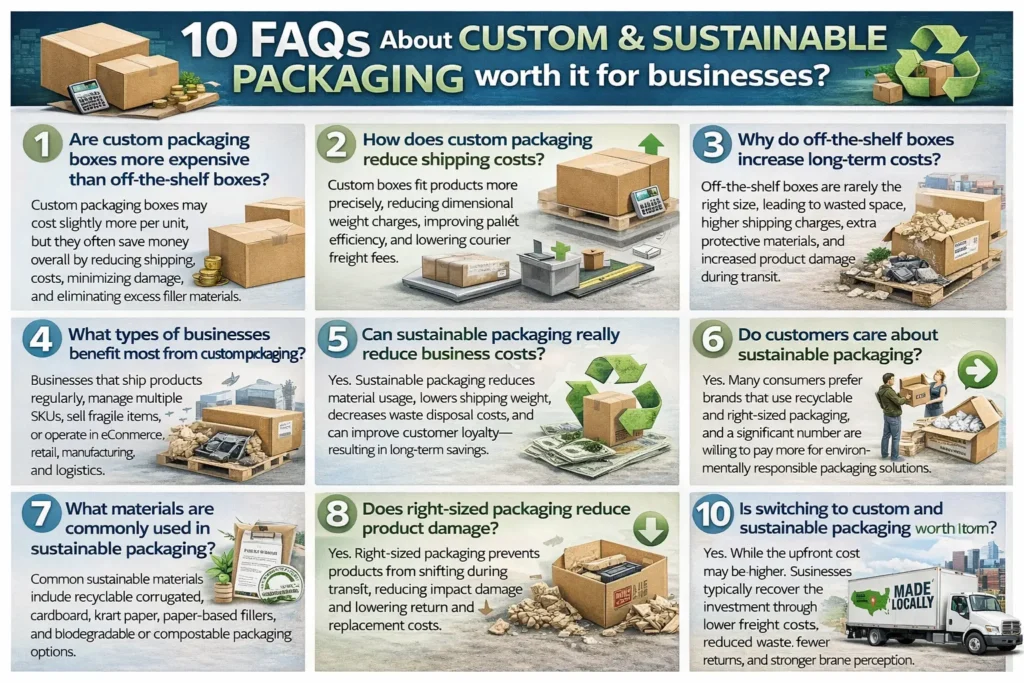 FAQs About CUSTOM & SUSTAINABLE PACKAGING worth it for businesses Rennow